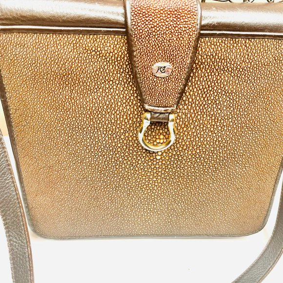 Authentic Genuine Stingray leather Handbag - Picture 4 of 11